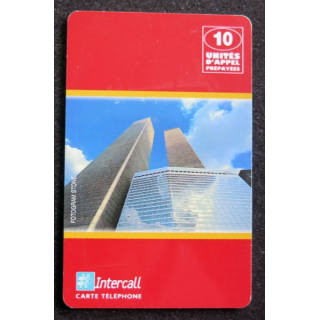 Carte téléphonique Intercall 10 Unités prépayées