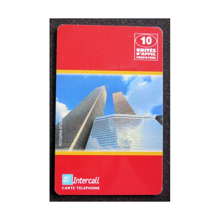 Carte téléphonique Intercall 10 Unités prépayées