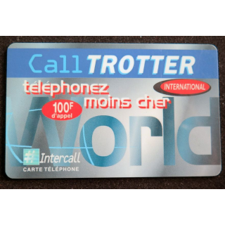 Carte téléphonique Call Trotter 100 F d'appel