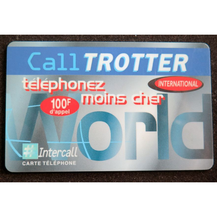 Carte téléphonique Call Trotter 100 F d'appel