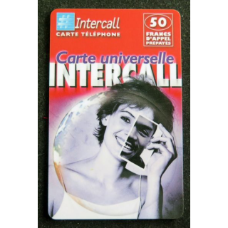 Carte téléphonique Intercall 50 F D'appel prépayés