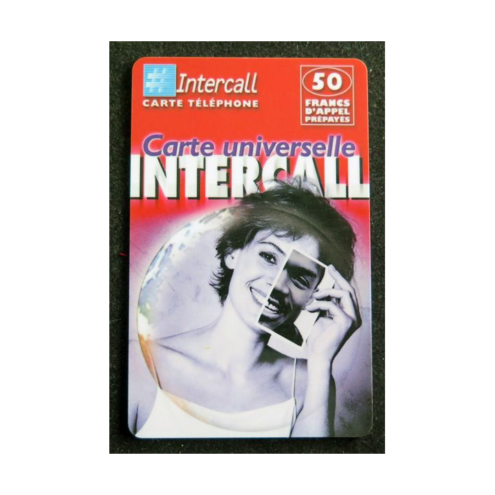 Carte téléphonique Intercall 50 F D'appel prépayés