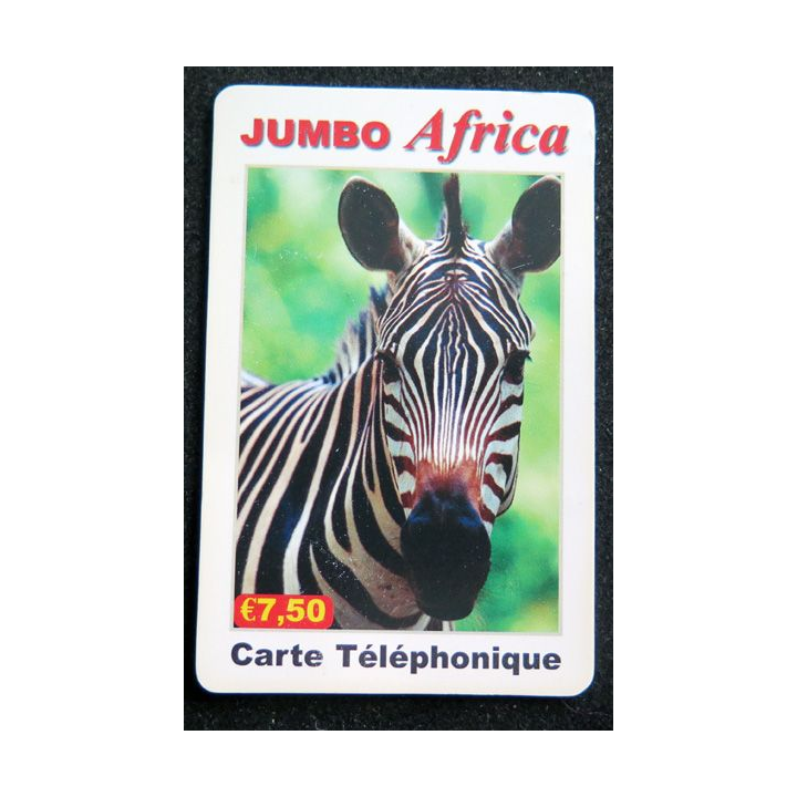 Carte téléphonique Jumbo Africa 7,5 €