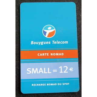 Carte téléphonique Bouygues Telecom carte Nomad Small 12 €
