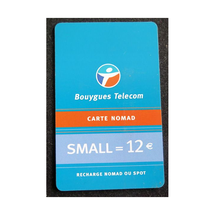 Carte téléphonique Bouygues Telecom carte Nomad Small 12 €