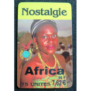 Carte téléphonique Africa 75 unités 50 f 7,62 €