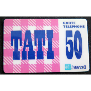 Carte téléphonique Intercall 50 tati