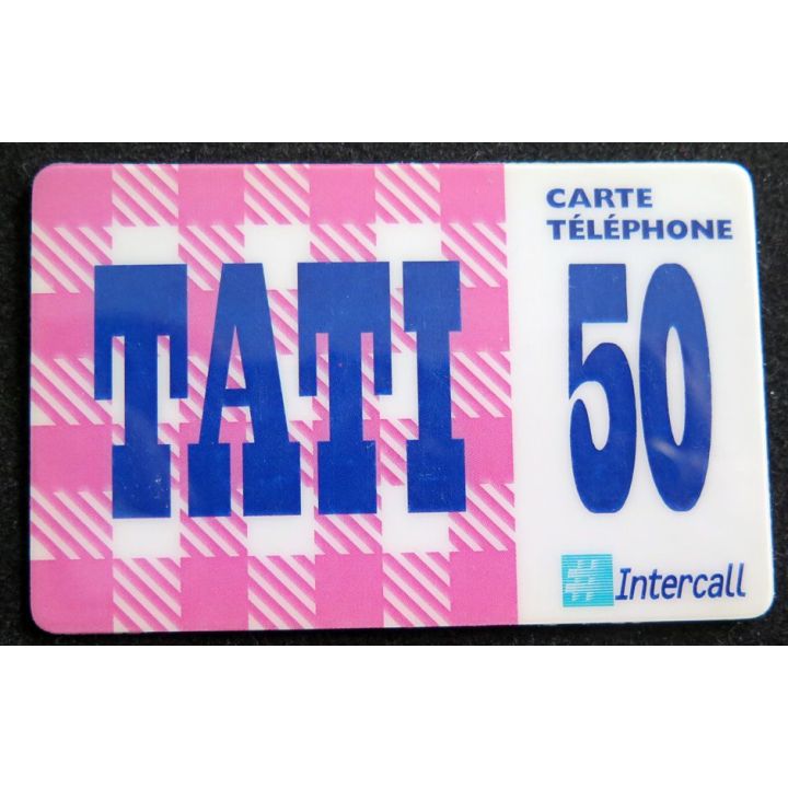 Carte téléphonique Intercall 50 tati
