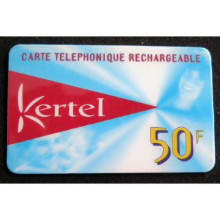 Carte téléphonique Kertel 50 F rechargeable