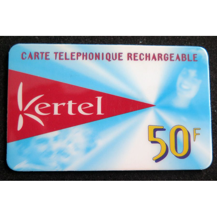 Carte téléphonique Kertel 50 F rechargeable