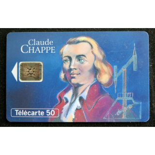 Carte téléphonique Télécarte 50 Claude Chappe