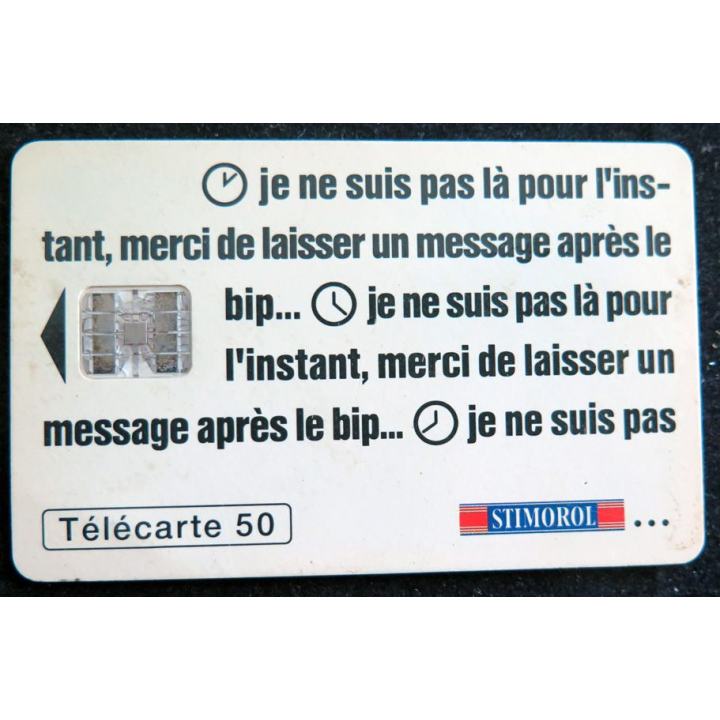 Carte téléphonique Télécarte 50 Stimorol