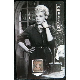 Carte téléphonique Télécarte 50 Téléphone et cinéma Simone Signoret