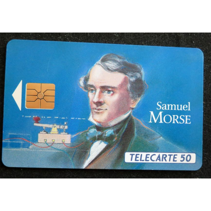Carte téléphonique Télécarte 50 Samuel Morse