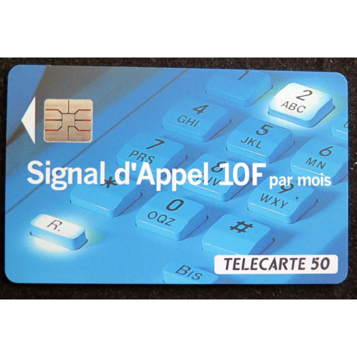 Carte téléphonique Télécarte 50 Signal d'Appel 10F