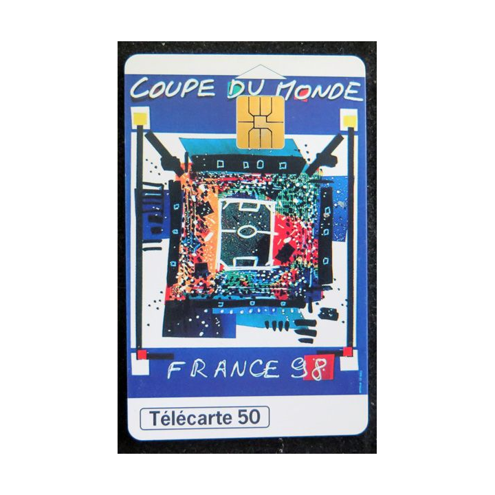 Carte téléphonique Télécarte 50 Coupe du Monde de Football France 98