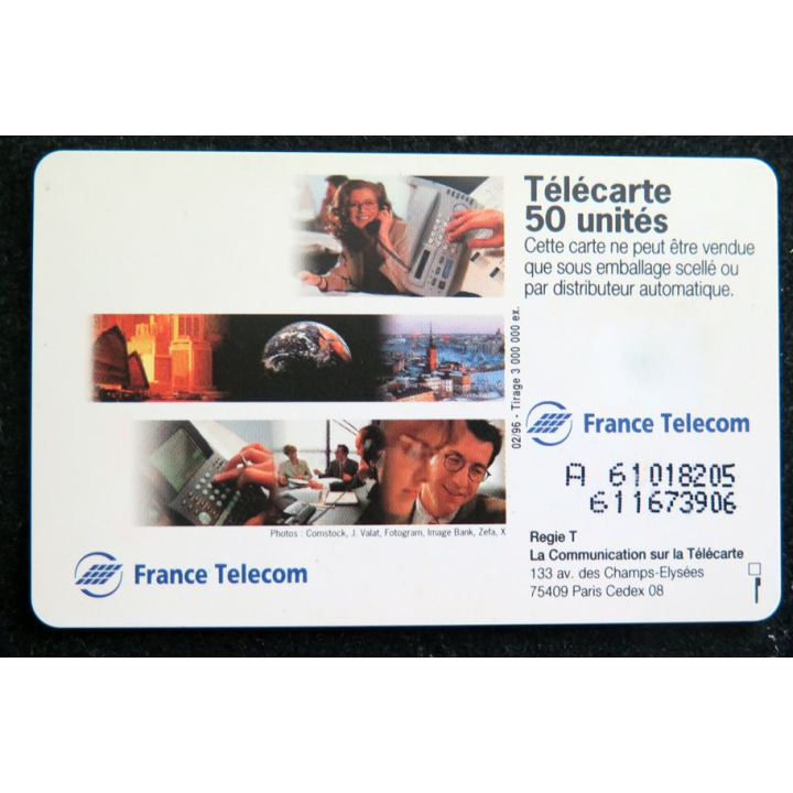 Carte téléphonique Télécarte 50 France Télécom