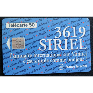 Carte téléphonique Télécarte 503619 Siriel