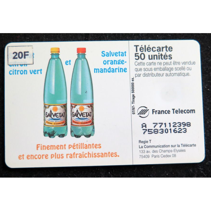 Carte téléphonique Télécarte 50 Salvetat