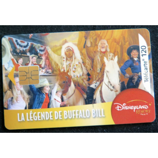 Carte téléphonique Télécarte 50 Disneyland la légende de Buffalo Bill