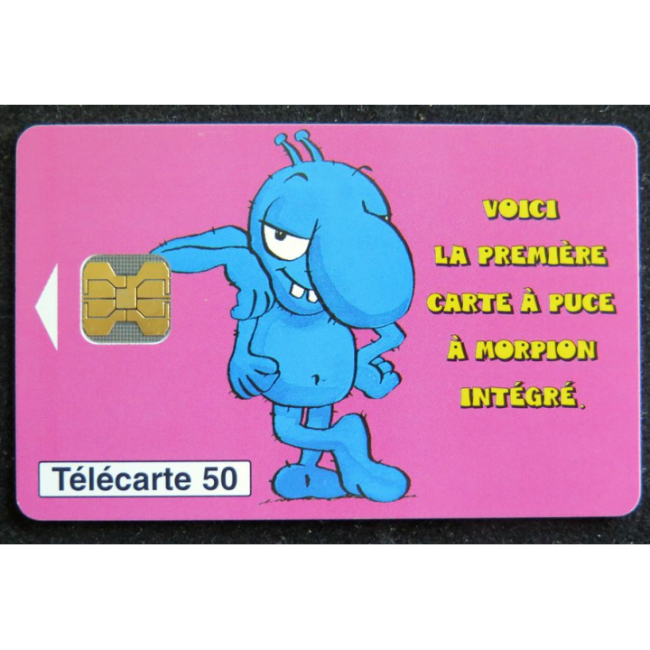 Carte téléphonique Télécarte 50 Morpion