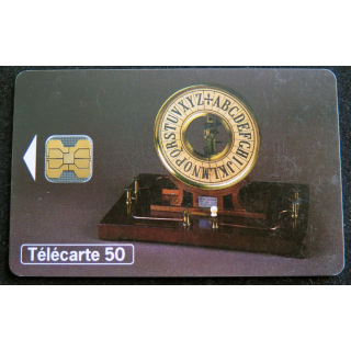 Carte téléphonique Télécarte 50 Télégraphe Bréguet Récepteur 1845