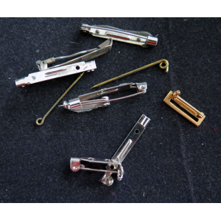 MILITARIA : lot divers d'attaches pour insignes et décos mignatures