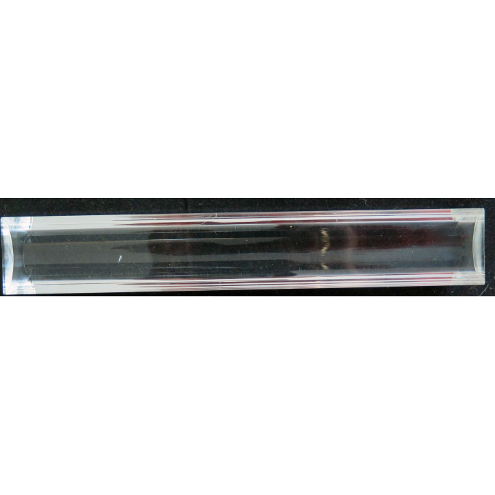 Loupe demi cylindrique grossissante pour lire le journal et agrandir les caractères 25 x 4 x 2 cm