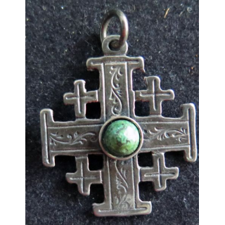 Croix de Jérusalem en métal 2 x 2 cm