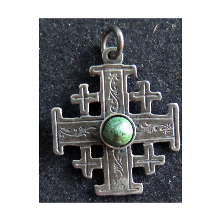 Croix de Jérusalem en métal 2 x 2 cm