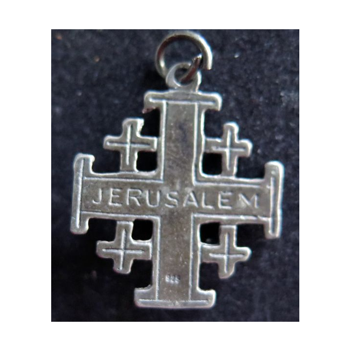 Croix de Jérusalem en métal 2 x 2 cm