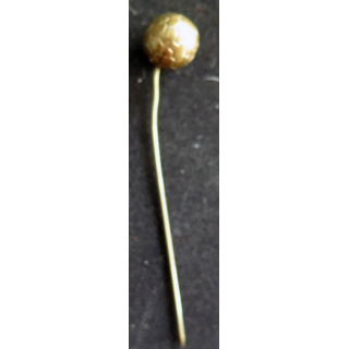 Vieille Broche représentant un ballon de football de diamètre 1,4 cm