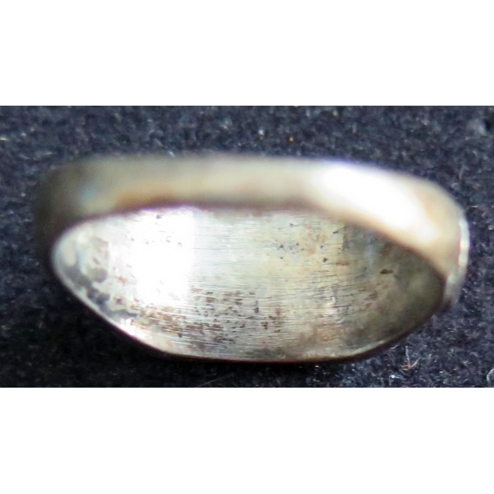 Bague en argent (ou métal argenté ?) diamètre intérieur 1,7 cm