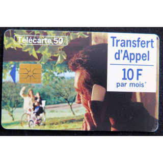 Carte téléphonique télécarte 50 Transfert d'appel 10F par mois