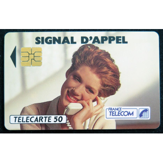 Carte téléphonique télécarte 50 signal d'appel