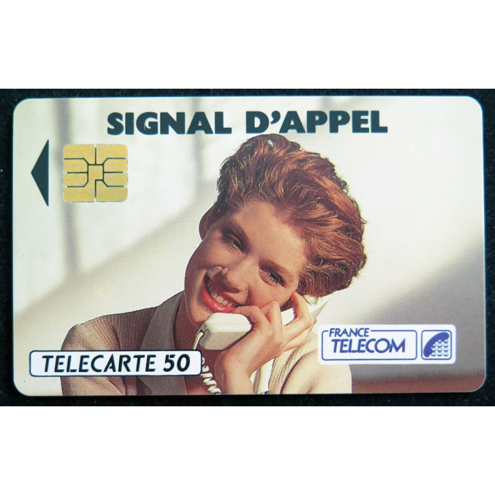 Carte téléphonique télécarte 50 signal d'appel