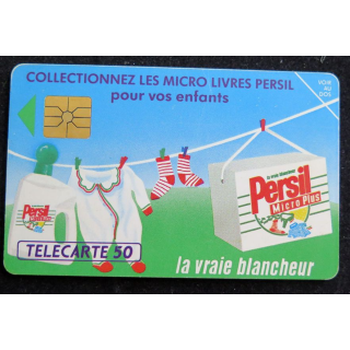 Carte téléphonique télécarte 50 Persil Micro plus