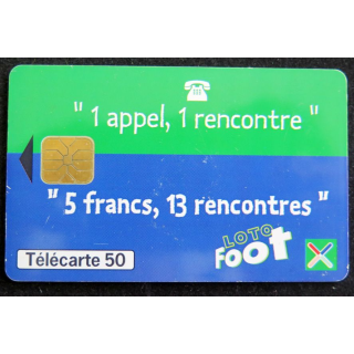 Carte téléphonique télécarte 50 Loto Foot