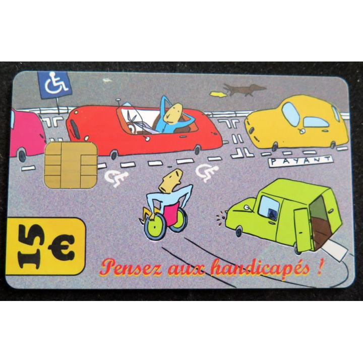 Carte de stationnement à Paris 15 €