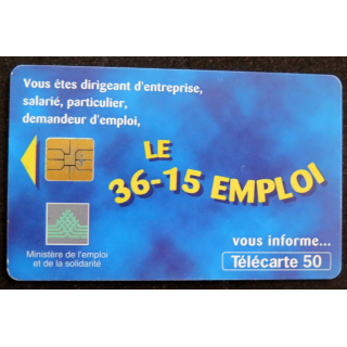 Carte téléphonique télécarte 50 36-15 emploi