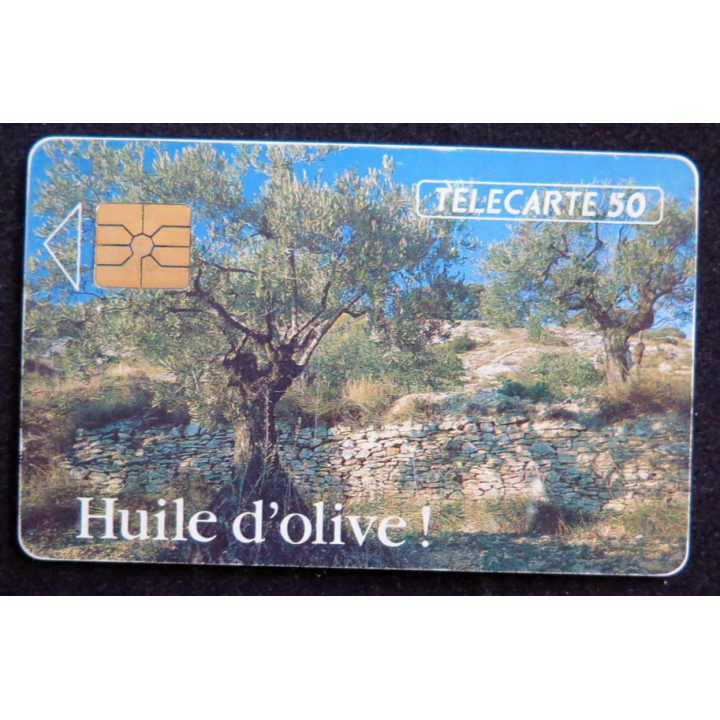 Carte téléphonique télécarte 50 Huile d'Olive