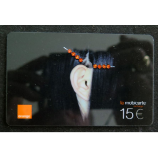 Carte téléphonique Recharge Orange 15 € mobicarte