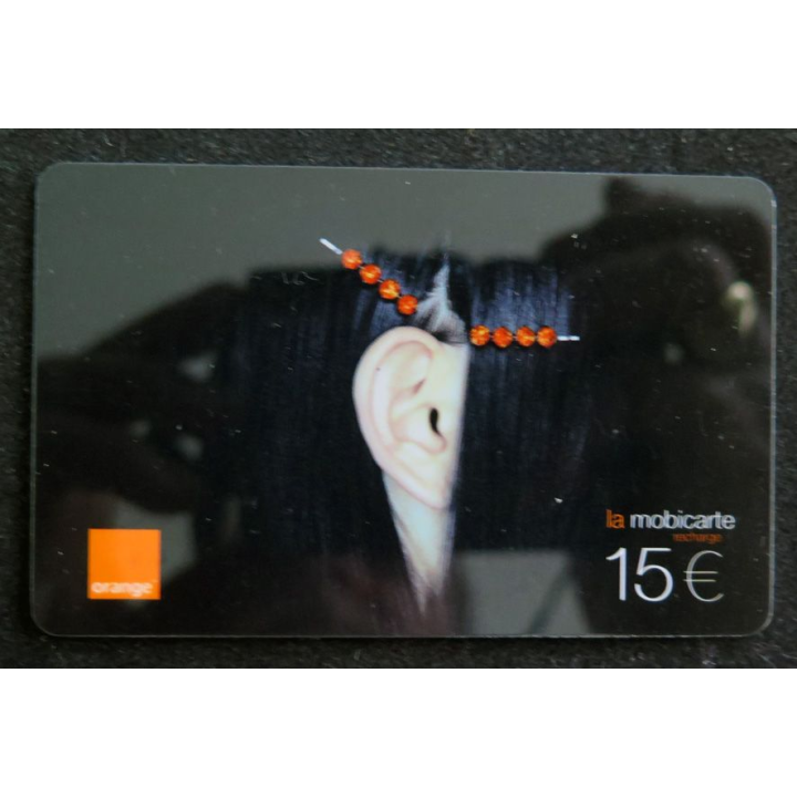 Carte téléphonique Recharge Orange 15 € mobicarte
