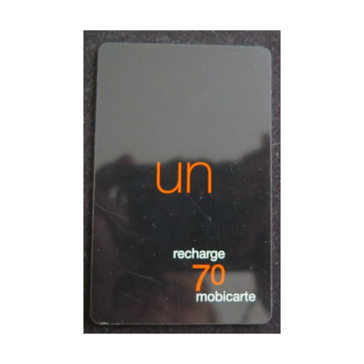 Carte téléphonique Recharge 70 mobicarte