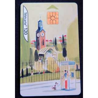 Carte téléphonique télécarte 120 Au Coeur des villes l'été 2/4