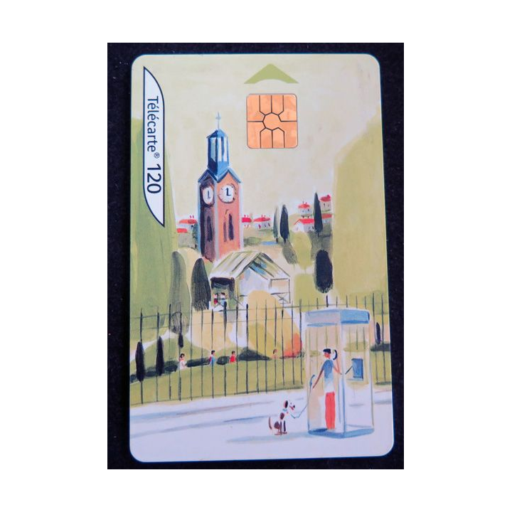 Carte téléphonique télécarte 120 Au Coeur des villes l'été 2/4