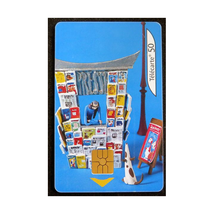 Carte téléphonique télécarte 50 Vivez la ville carte 6/8 Les kiosques