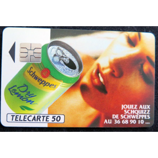 Carte téléphonique télécarte 50 Schweppes