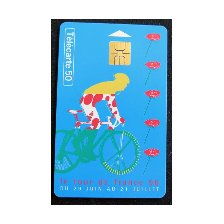 Carte téléphonique télécarte 50 Tour de France 1996