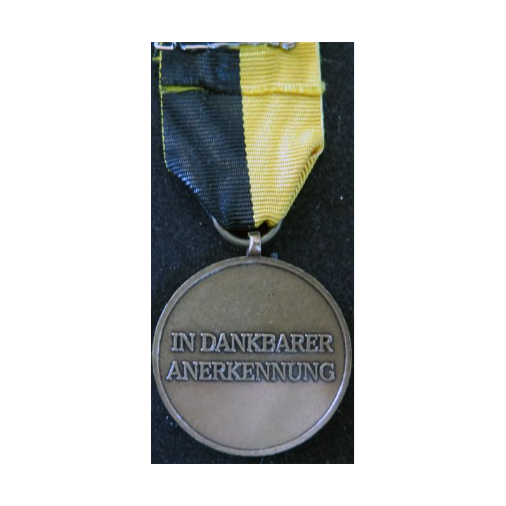 ALLEMAGNE : médaille des Landes Sachsen in Dankbarer Anerkennung